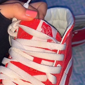 coral sk8 high vans